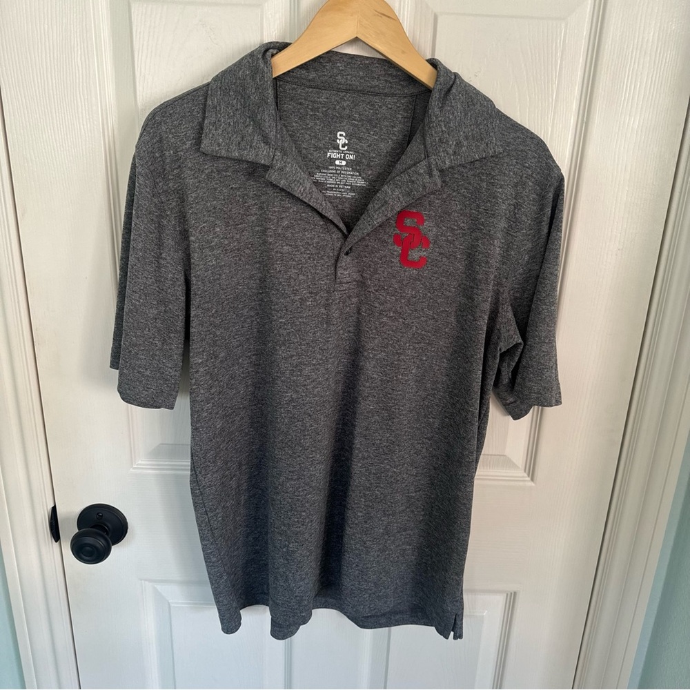 USC Men’s Gray Polo